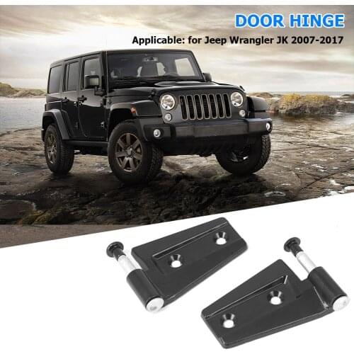 Enduring Car Durable Parts Components Aluminum Alloy Door Hinge 1 Pair Replacement Parts for Jeep Wrangler JK 07-17