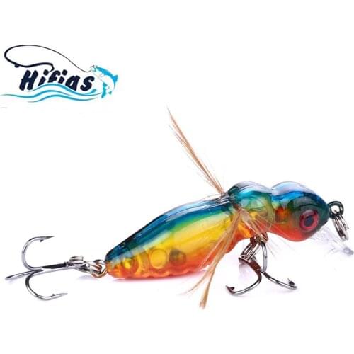FIAS 4.5CM 3.5G Mini Floating Small Bee Luya Bit Freshwater Fishing Insect Bionic Hard Bait