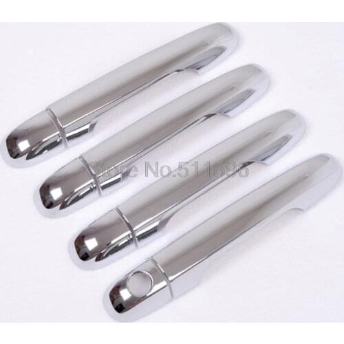 For Hyundai Elantra Touring 2008 2009 2010 ABS Chrome Car Side Door Handle Cover Trim Handles Protector Catch Covers