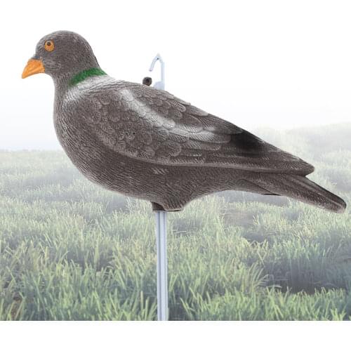 Fake Bird Hunting Creative Realistic PE Grey Yard Decor Pest Dove Decoy Outdoors Tree Hunting Decoy