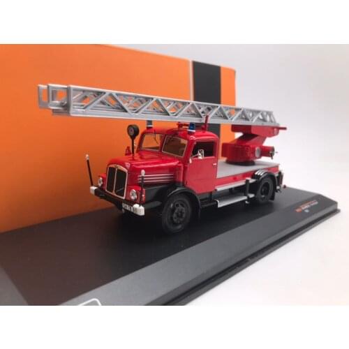 IXO 1:43 IFA S4000 DL Ladder Fire Truck vehicle Alloy model Vintage car Metal toys for childen kids diecast gift
