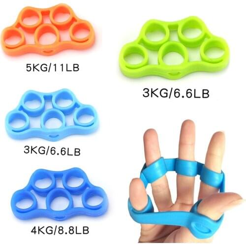 Quality Silica Gel Material Finger Exerciser Muscle Stretcher Grip Strength Wrist Exercise Finger Trainer Gym Single Piece Only