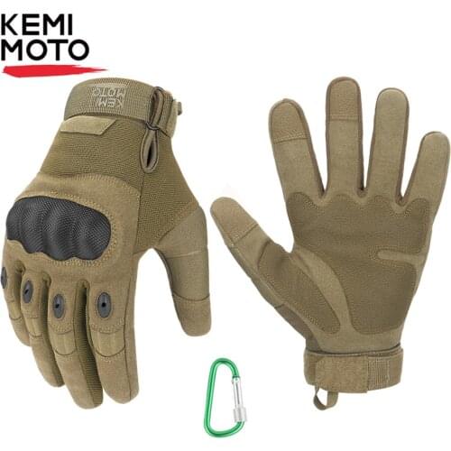 KEMIMOTO Motorcycle Gloves Tactical gloves Full Finger Shooting Hunting Gloves Motorbike Climbing Riding Army Combat Gloves ATV