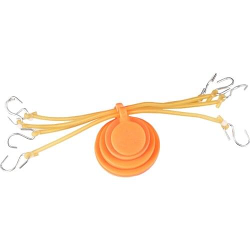 Set Of 4 Silicone Target 3/4/5/6cm Aim Spinning Shoot Training Trainer