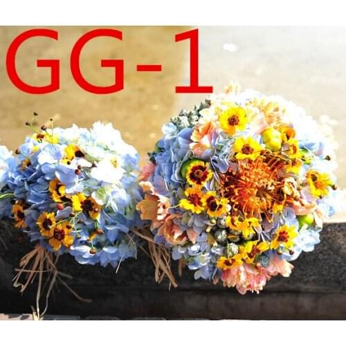 New simulation rose wedding bouquet home decoration decoration GG