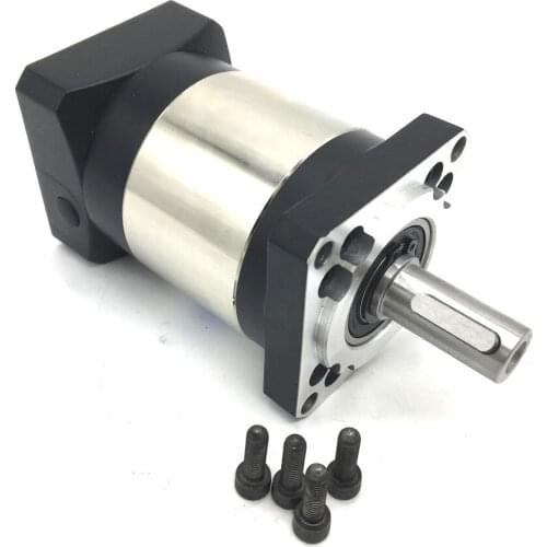 100:1 Speed Ratio Planetary Reducer 19MM Input Shaft 6000rpm High Precision 12 Arcmin Gearbox for 100MM Servo Motor Mask machine