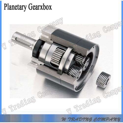 Helical gear planetary gearbox with high torque and low noise one stage