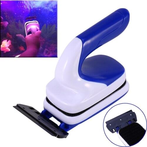 Practical Floating Magnetic Brush Aquarium Fish Tank Glass Algae Scraper Cleaner Tool Aquarium Magnetic Cleaner Magnets Brush
