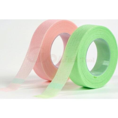 Professional Eyelash Extension Lint Breathable Non-woven Cloth Adhesive Tape Paper Green Tape Patch Cutter Makeup Tools