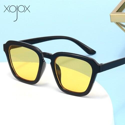 XojoX Square Womens Sunglasses Men Vintage Sun Glasses 2021 New Fashion Trend Unisex Eyeglasses Shades UV400