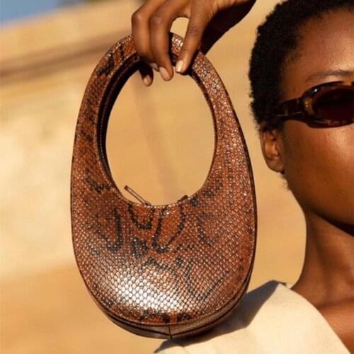 Snake Leather Egg Bag 2021 Mini Brands Designer Handbags Luxury Round Shoulder Bag High Quality Crossbody Bags Women sac à main