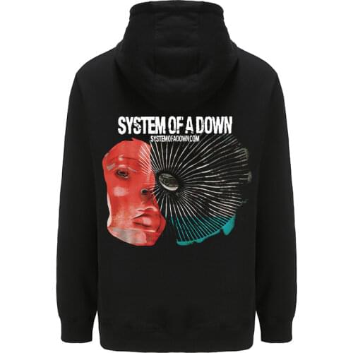 6 kinds System Of A Down Rock hoodies shell jacket brand punk hood by air sudadera chandal hombre Outerwear tracksuit Sweatshirt