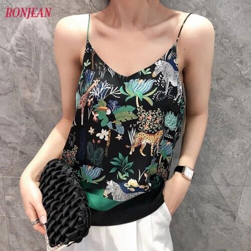 Silk Satin Strap Top Women Halter V Neck Basic Vintage Crop Top Cami Sleeveless Satin Silk Tank Top WomenS Summer 2020 Camisole