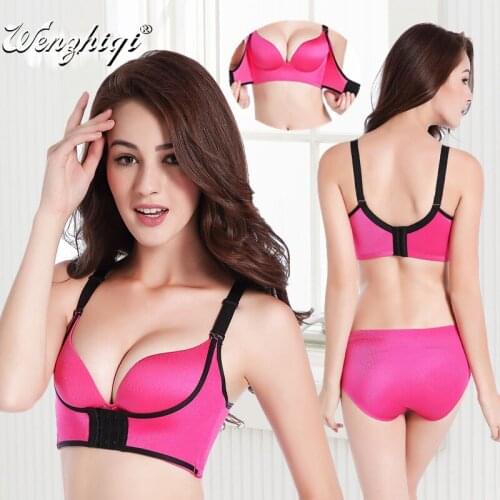 Бюстгальтеры с застежкой спереди Wenzhiqi China At AliExpress