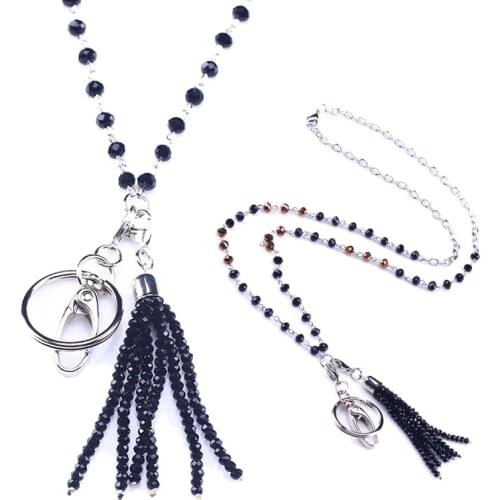 Womens Fashion Lanyard Necklace ID Badge Holder Lanyard ID Necklace Lanyards with ID Holder Keychain Holder