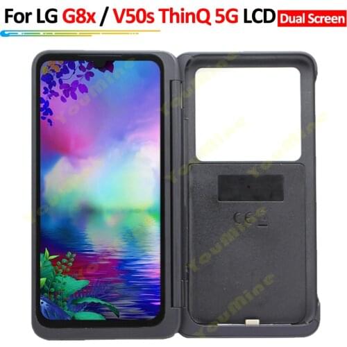 For LG V50S ThinQ LM-V510N V510 5G LCD Display Touch Screen Digitizer Assembly For LG G8X ThinQ G850 LCD Dual Screen adapter