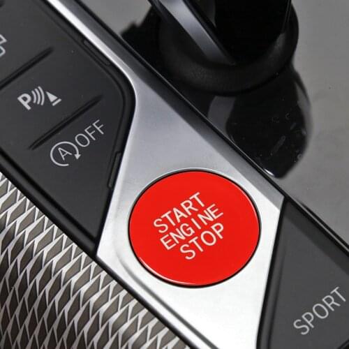 0.8" Car Engine Start Stop Button Cover Trim Aluminum Alloy Car Decorative Start Stop Button Caps