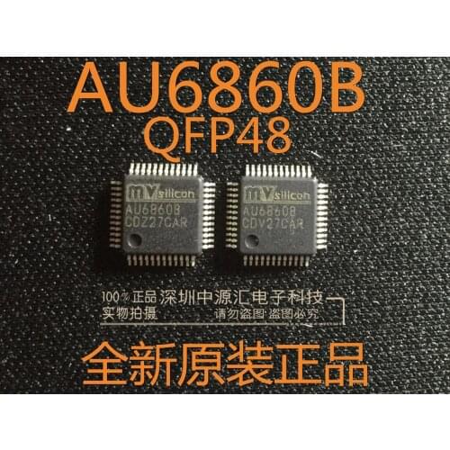 10pcs 100% new and orginal AU6860B AU6850B AU68608 LQFP48 in stock
