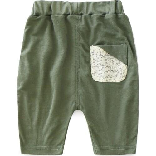 2018 summer kids 7 minutes shorts boys girls Harem Pants loose casual sports kids clothes toddler Children clothing Pure color