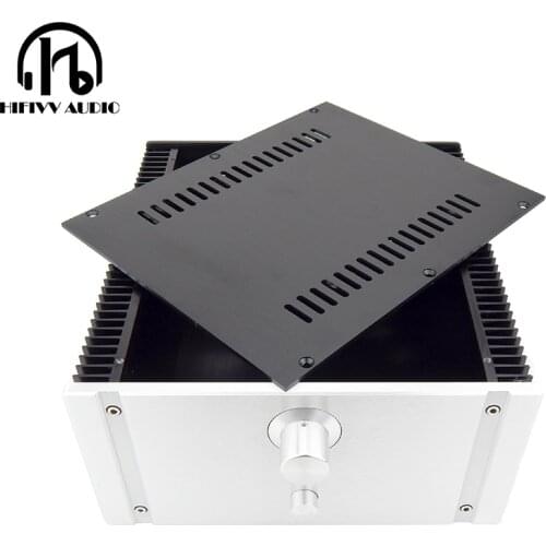 HIFI audio amp Aluminum case 2412C Full Aluminum Amplifier case /Mini AMP Case/ Preamp Box/ PSU Enclosure 240*120*257mm