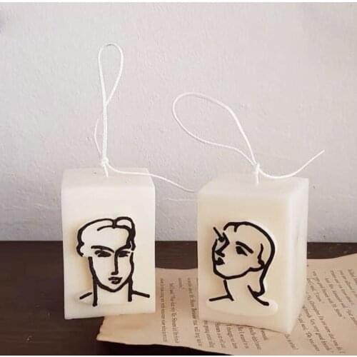 Human Candle Epoxy Resin Mold Women Men Decorations Casting Silicone Mould DIY Crafts Jewelry Ornaments Making Tools