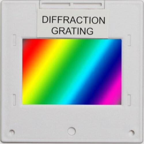 Diffraction Grating 50/100/300/600 line 2mm Transmission Grating Spectrophotometer Optical teaching experiment