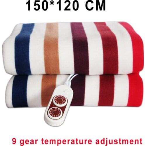 Electric Blanket Thicker Heater Double Body Warmer 150*120cm Heated Blanket Thermostat Electric Heating Blanket Electric Heating