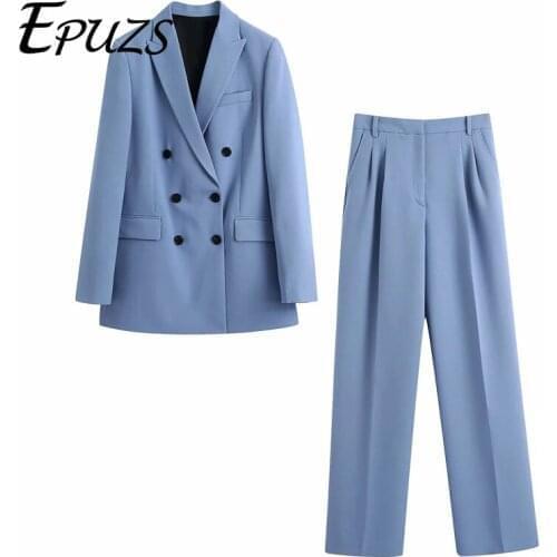 Женские модные брючные костюмы EPUZS China At AliExpress
