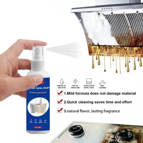 30/50ml Eelhoe Type Kitchen Oil Stain Cleaner Range Hood Cleaner Heavy Oil Stain Cleaner Universal Range Hood Cleaner Tool