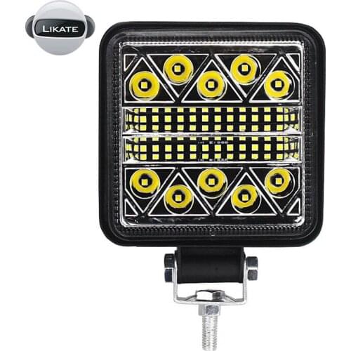 LKT 4Inch 102W Led Work Light 12v 24v For SUV Headlight Led Offroad 4X4 LED Accessories With Daytime Running Lights