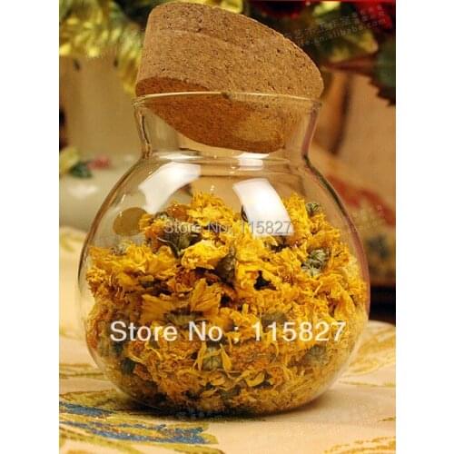 New coming Free Shipping!Glow hi glass storage bottle glass tea can high temperature glass seal pot