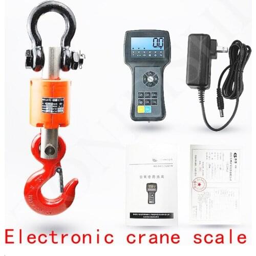 Upgrade OCS-XZ-C Wireless Digital Electronic Hanging Crane Scale with 200m remote control handle 3T/5T/10T