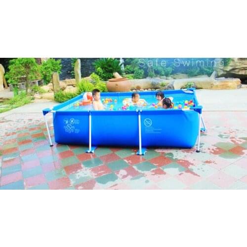 Optional sizes Rectangular Frame Swimming Pool For Sale easy set-up and removable pool for outdoor