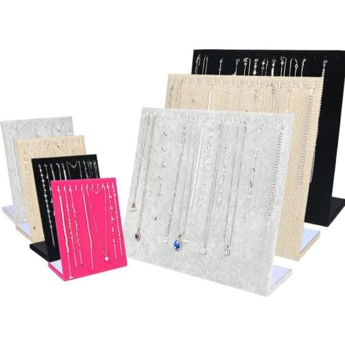 Necklace Pendant Display Stand Women Jewelry Organizer Holder Storage Case Bracelet Display Rac