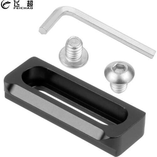 Quick Release Safety Rail Rig NATO Rail Mini 48mm 63mm for Anti-Off Top Handle Clamp Slider Adapter DSLR Camera Cage Extension