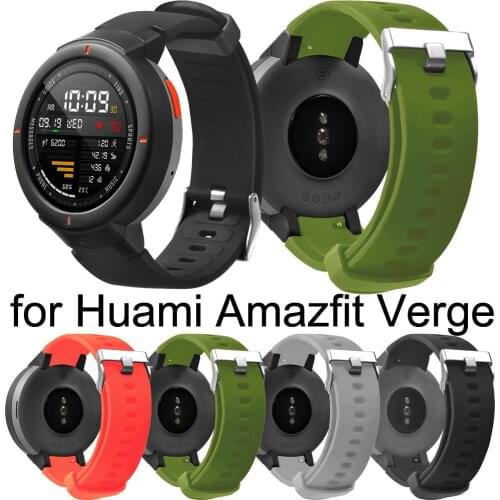 Watchband Soft Silicone Watch Band Replacement Bracelet Strap For Huami Amazfit Verge Wriststrap High Quality Durable Material