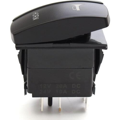 Blue Led HORN Rocker Switch for Arctic Cat Wildcat Can Am Polaris RZR Ranger XP Auto Replacement Parts Car Switches & Relays