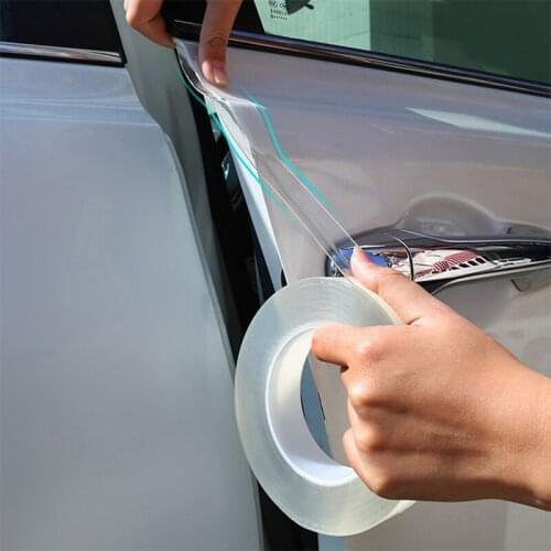 3m*3cm Universal Invisible Car Sticker Transparent Nano-Adhesive Strip Car Body Film Anti-Collision Anti-Scratch Auto Accessory