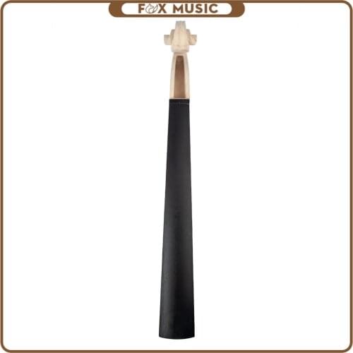 Violin Neck Ebony Carved Scroll Ebony Fingerboard Violin Parts For DIY Players