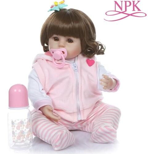 48CM high quality soft silicone vinyl reborn premie baby reborn bebe doll brinquedos for children realista baby