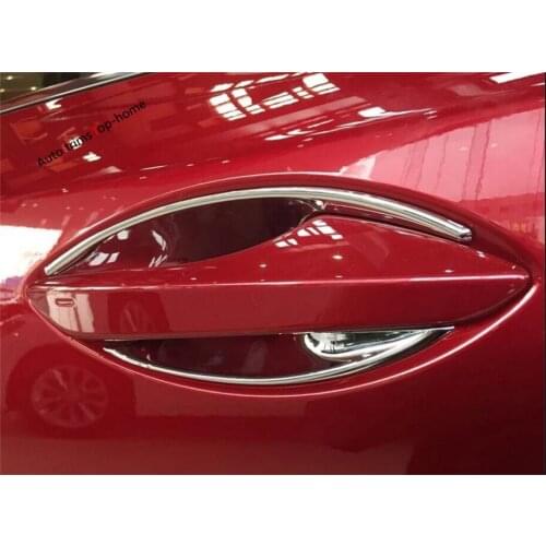 Yimaautotrims Exterior Refit Kit Fit For LEXUS NX 200 300H 2015 - 2019 Chrome Door Knob Handle Bowl Cover Trim Accessories