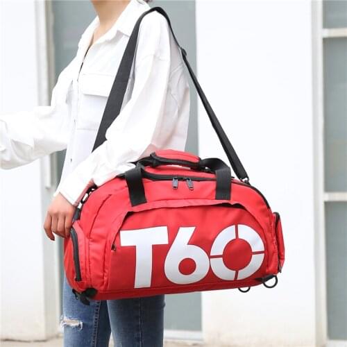 Women Sports Bag Gym Men Fitness Waterproof Outdoor Separate Space For Shoes Pouch Rucksack Hide Backpack