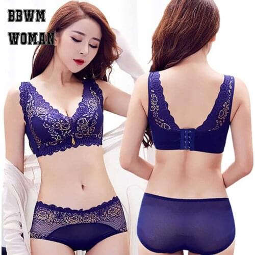 Girlss Push Up Underwear 32 34 36 38 40 42 A B Brassiere Underwear Women Without Rims Thick Sexy Lace Beauty Bra