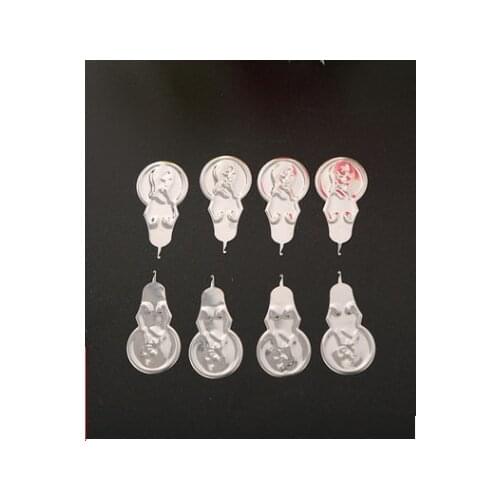 10PcsNew CrossStitch Tool Simple Calabash Aluminum Piece ThreadingD evice Iron Hook Steel Piece ThreadingDevice