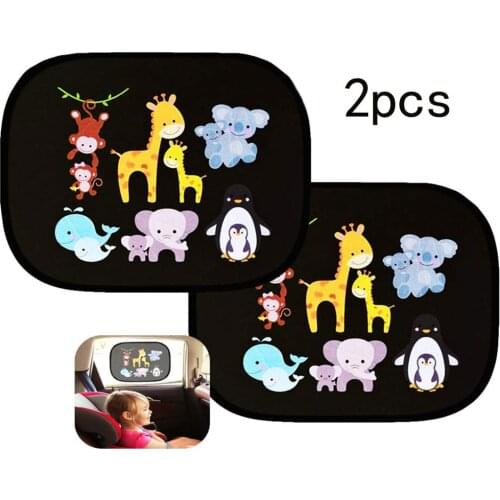 Creative Design Car Sun Shades Car Window Shades for Rear and Side Window Car Heat Shield Protect Baby Window Shade Wholesale