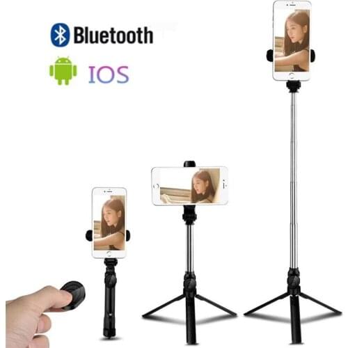 Wireless Bluetooth Selfie Stick for iphone/Android Mobile Phone Selfie Stick Foldable Handheld Monopod Shutter Extendable Tripod