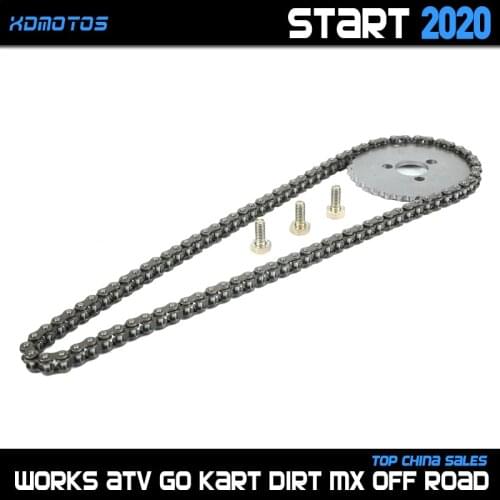 Motorcycle 90 Links Timing Chain 32T Timing Gear Sprocket For lifan 125 125cc 1P52FMI Horizontal Engines Dirt Pit Bike ATV Parts