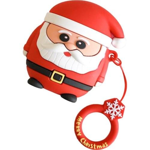 Cute Santa Claus Gingerbread Christmas Tree Shape Earphone Case for AirPods 1/2