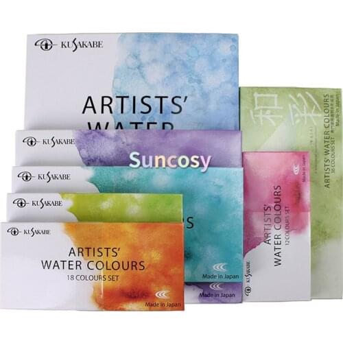 Kusakabe Expert for Watercolor Paint Set Sum Saturation, KWC Watercolors, New 12 18 24 36 54 90 colors set, Japan Import
