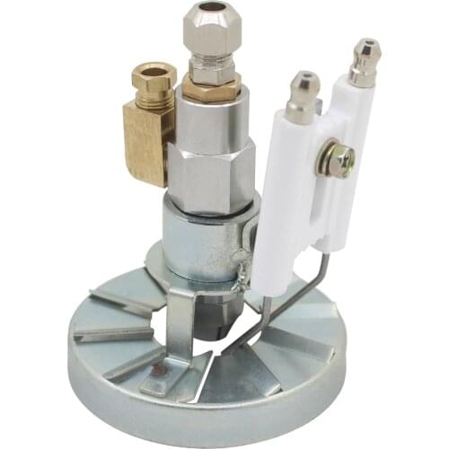 Waste oil burner nozzle siphon full cone oil fuel nozzle air atomizing sprayer diesel heavy oil nozzle burner accessories0.8 2mm